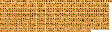 mot k scrabble|Tous les mots de 4 lettres contenant la lettre K .